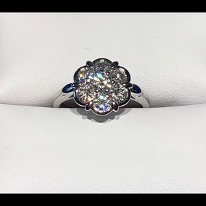 Moissanite 7 Stone Ring